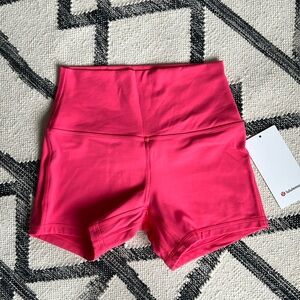 NWT Lululemon Align High-Rise Short 4” GLAZE PINK
